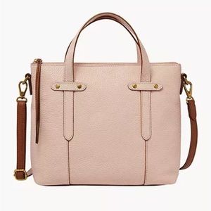 Fossil Felicity Satchel pebble leather pink